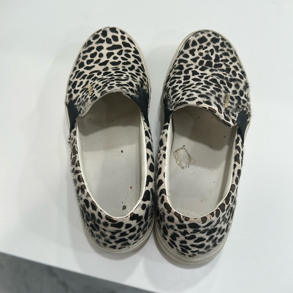 Moncler pony hair sneakers
